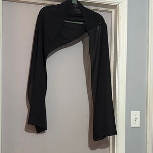 Black Sheer Shawl